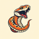 New School Rattlesnake Tattoo