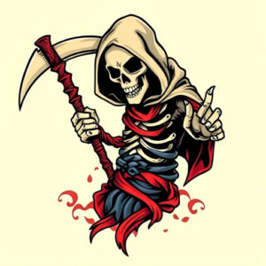New School Reaper Tattoo