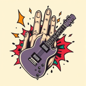 New School Rock Tattoo