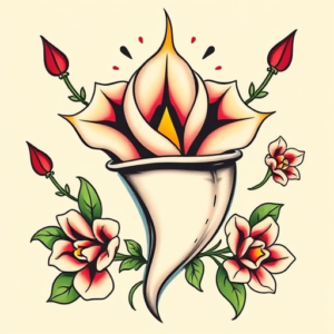 New School Sampaguita Tattoo