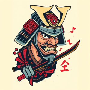 New School Samurai Tattoo