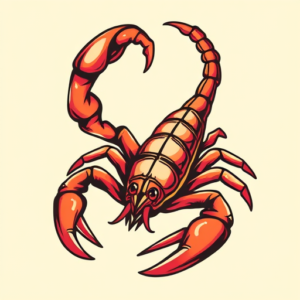 New School Scorpion Tattoo