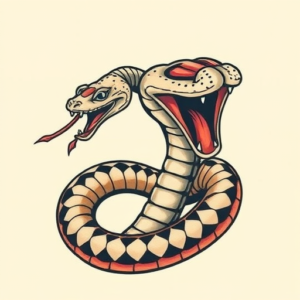 New School Serpent Tattoo