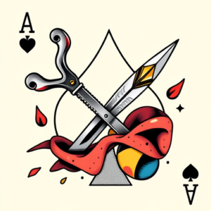 New School Spade Tattoo