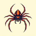 New School Spider Tattoo