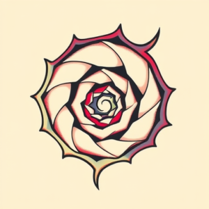 New School Spiral Tattoo