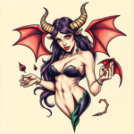 New School Succubus Tattoo