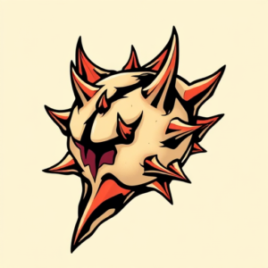 New School Thorn Tattoo