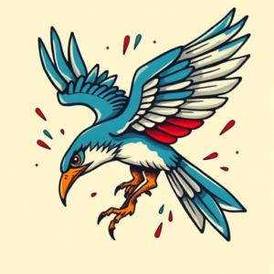 New School Thunderbird Tattoo
