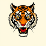 New School Tiger Tattoo