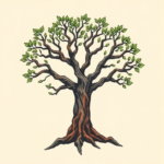 New School Tree Tattoo