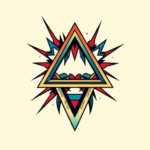 New School Triangle Tattoo