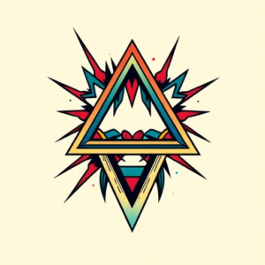 New School Triangle Tattoo