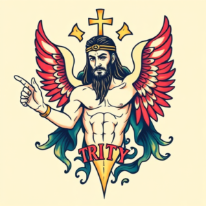 New School Trinity Tattoo