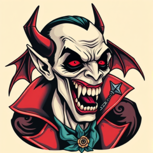 New School Vampire Tattoo