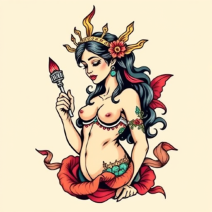 New School Venus Tattoo