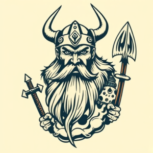 New School Viking Tattoo
