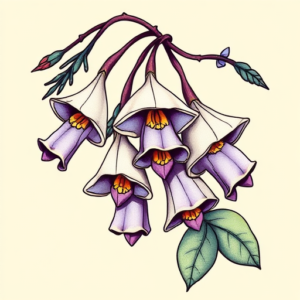 New School Wisteria Tattoo