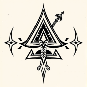 Norse Ace Tattoo