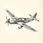 Norse Airplane Tattoo