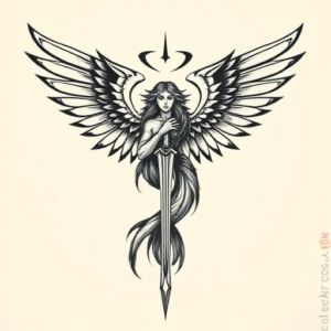 Norse Angel Tattoo