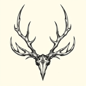 Norse Antler Tattoo