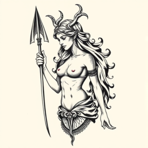 Norse Aphrodite Tattoo