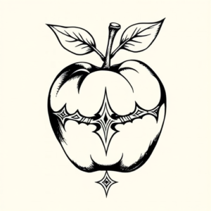 Norse Apple Tattoo