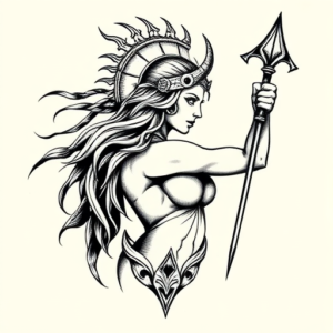 Norse Artemis Tattoo