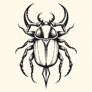 Norse Beetle Tattoo