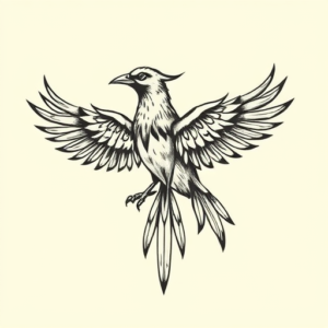 Norse Bird Tattoo