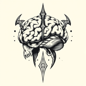 Norse Brain Tattoo