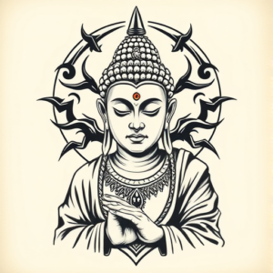 Norse Buddha Tattoo