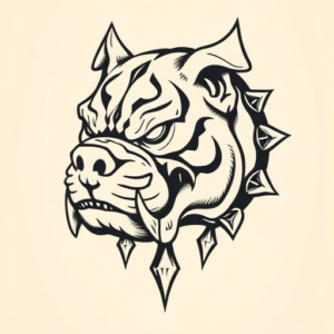 Norse Bulldog Tattoo