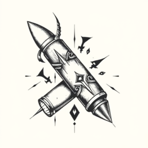 Norse Bullet Tattoo