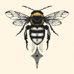 Norse Bumblebee Tattoo