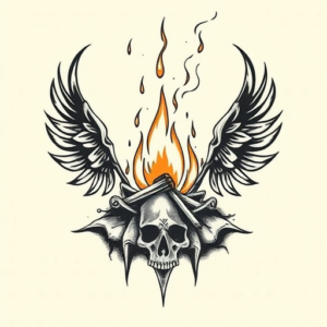 Norse Campfire Tattoo