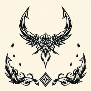 Norse Cartoon Tattoo