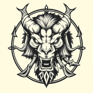 Norse Cerberus Tattoo