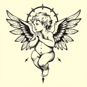 Norse Cherub Tattoo