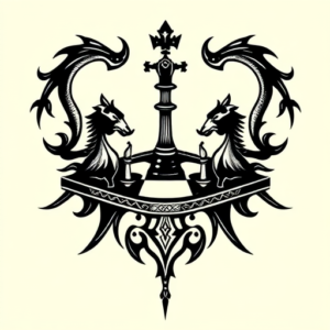 Norse Chess Tattoo