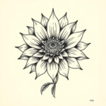 Norse Chrysanthemum Tattoo
