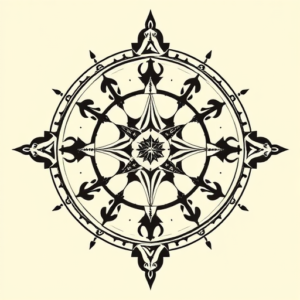 Norse Coordinates Tattoo