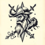 Norse Cowboy Tattoo