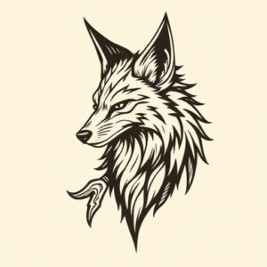 Norse Coyote Tattoo