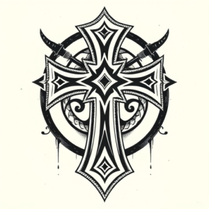 Norse Cross Tattoo