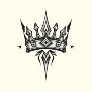 Norse Crown Tattoo