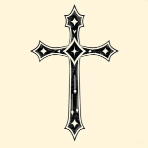 Norse Crucifix Tattoo