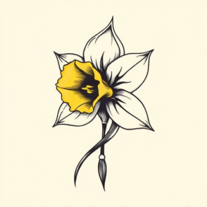 Norse Daffodil Tattoo