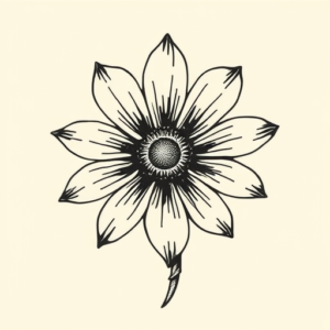 Norse Daisy Tattoo